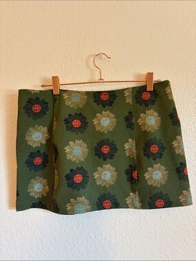 Urban Outfitters Floral Retro 70s vibe Mini Skirt